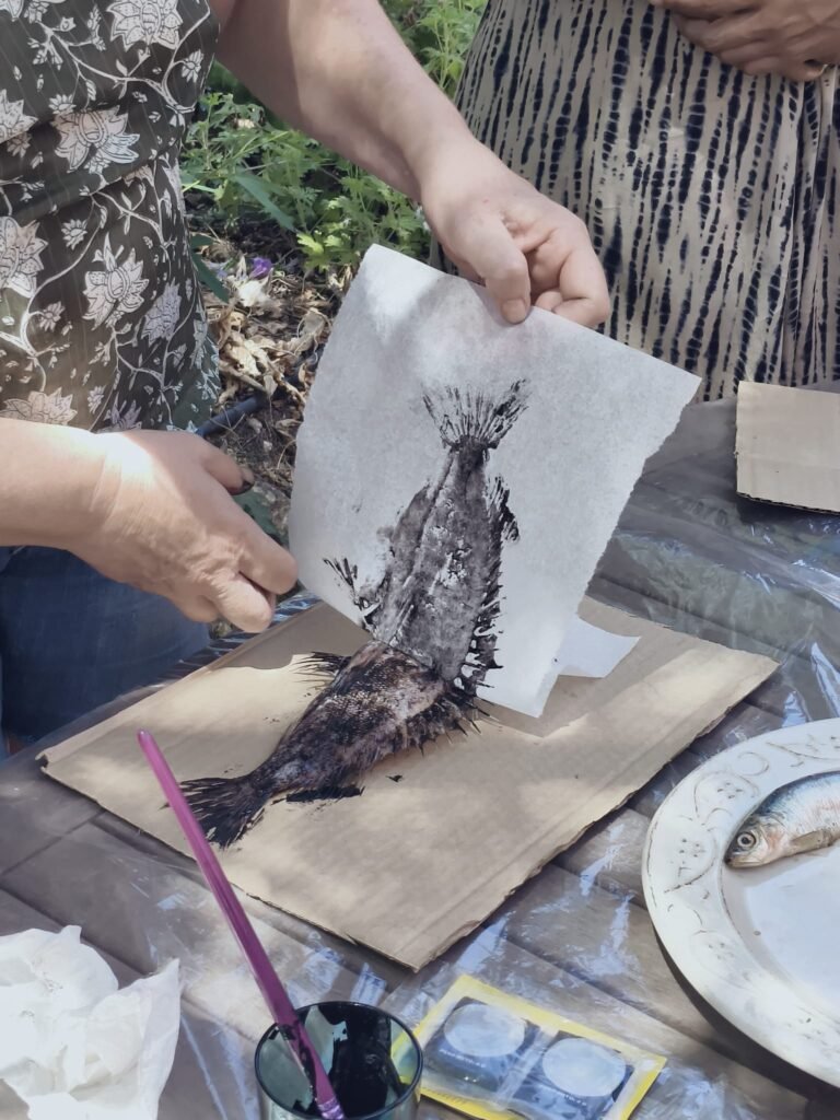 Taller de Gyotaku